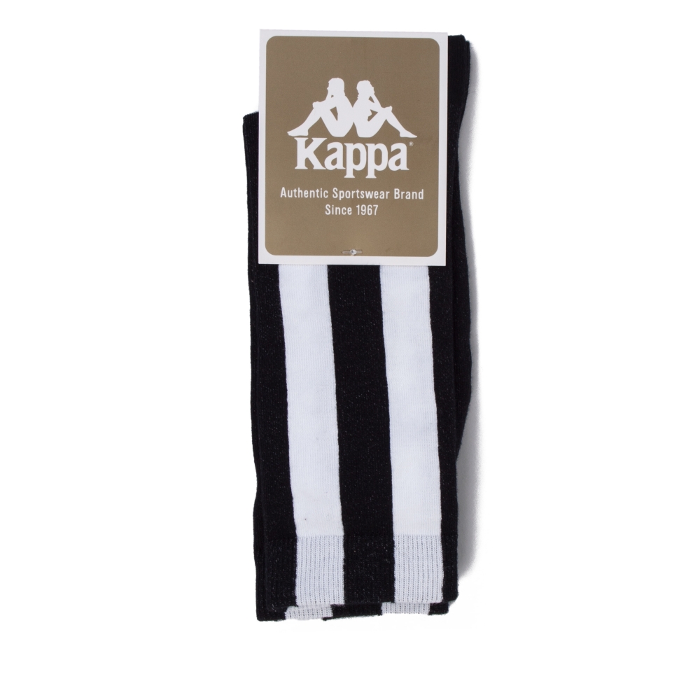 Kappa Kontroll TO.80 Authentic Stripes Sock (White/Black)