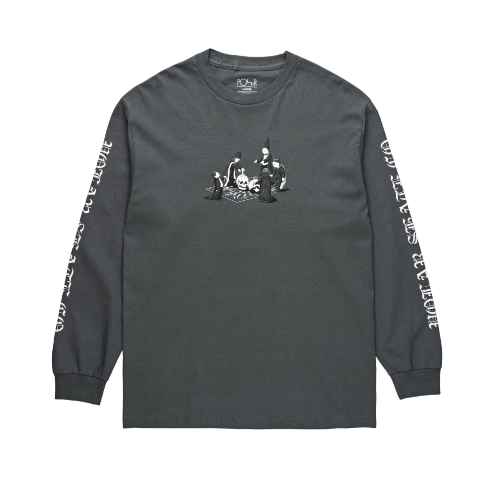 Polar Skate Co. Rituals Long Sleeve T-Shirt (Graphite)