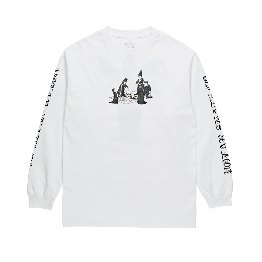 Polar Skate Co. Rituals Long Sleeve T-Shirt (White)