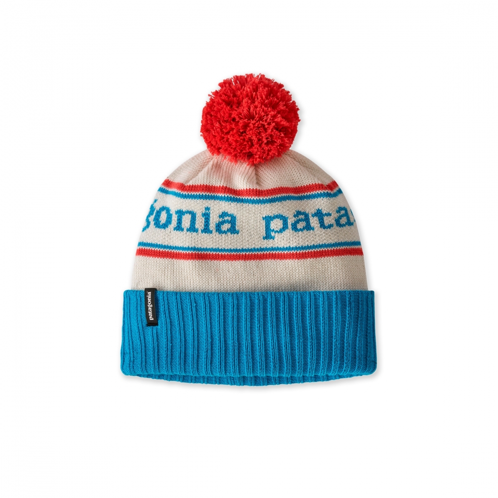 Kids' Patagonia Powder Town Beanie (Park Stripe Knit: Joya Blue)