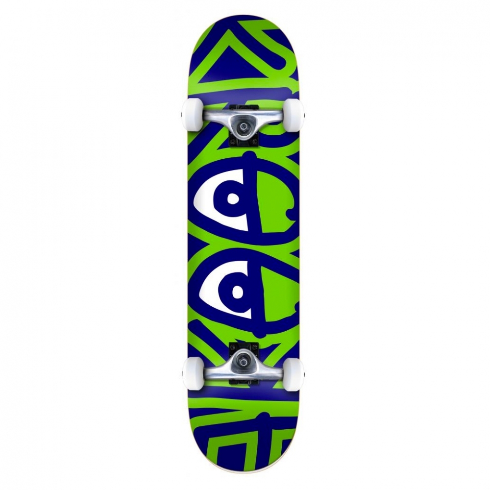 Krooked Bigger Eyes XL Complete Skateboard 8.25" (Multi)
