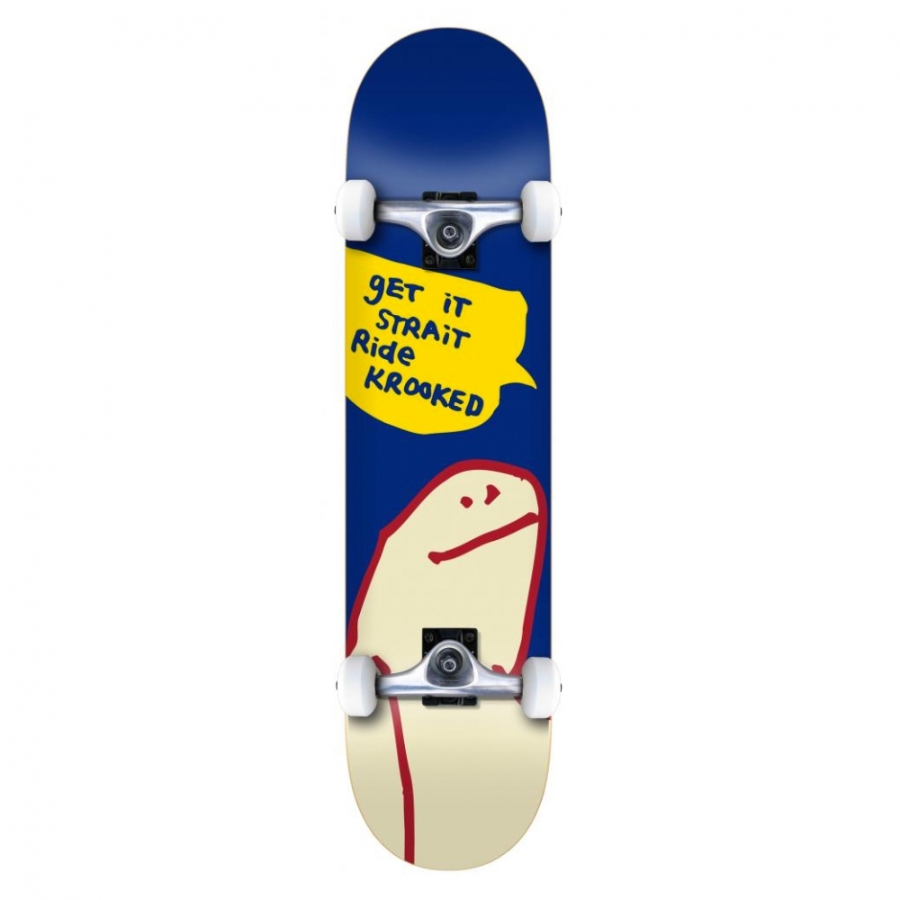 Krooked OG Shmoo MD Complete Skateboard 7.75" (Blue)
