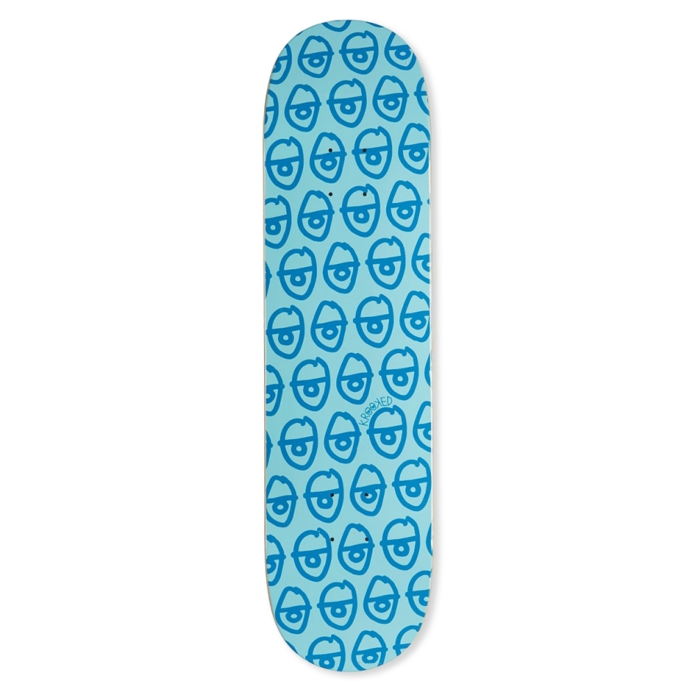 Krooked Pewpils Skateboard Deck 8.06" (Blue)