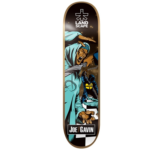 Landscape Joe Gavin Liquid Swords Re-Issue Skateboard Deck 8.25"