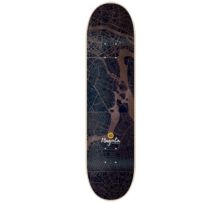 Magenta Skateboards Dreamcity Navy Skateboard Deck 8.125"