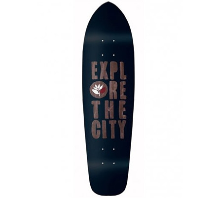 Magenta Skateboards Explore Cruiser Skateboard Deck 7.875"