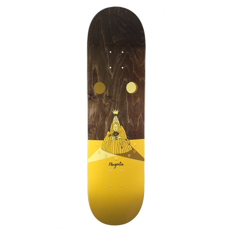 Magenta Jimmy Lannon Landscape Skateboard Deck 8.4"