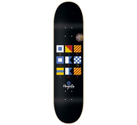 Magenta Skateboards Soy Panday Communication Skateboard Deck 8"