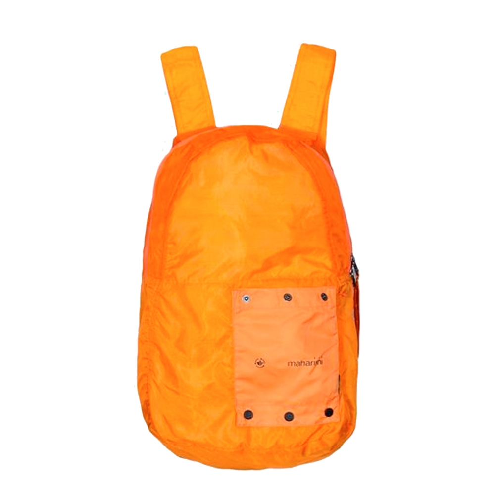 Maharishi Rollaway Lightweight Nylon Micro Ripstop Backpack (Orange)