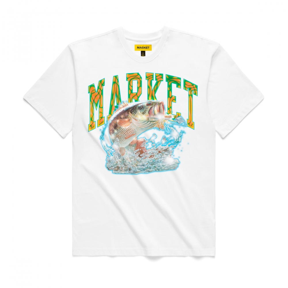 Market Bass Arc T-Shirt (White)