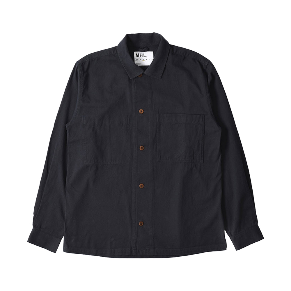 MHL by Margaret Howell Wide Packet Shirt (Twill Navy)