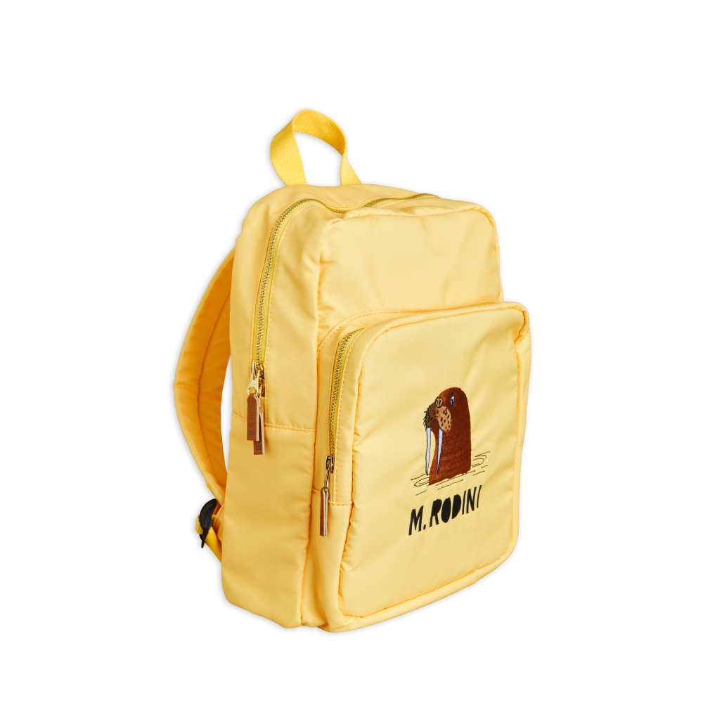 Mini Rodini Walrus Backpack (Yellow)
