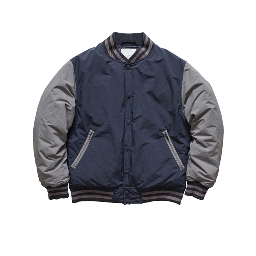 Nanamica Down Varsity Jacket (Navy/Grey)