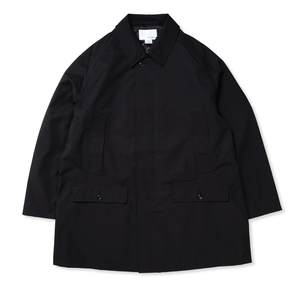 nanamica GORE-TEX Short Soutien Collar Coat (Black) - SUBS118-K 