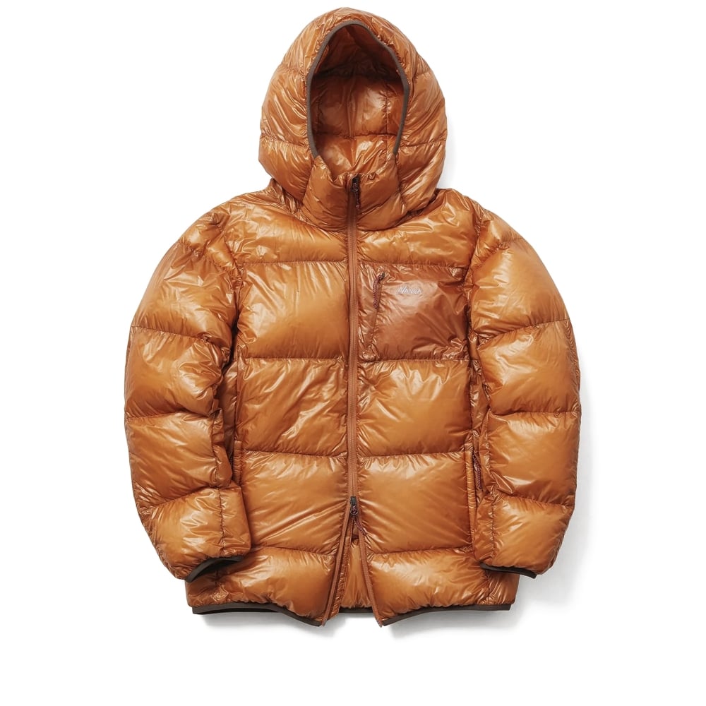 Nanga Mountain Lodge Down Hoodie Jacket (R. Orange)
