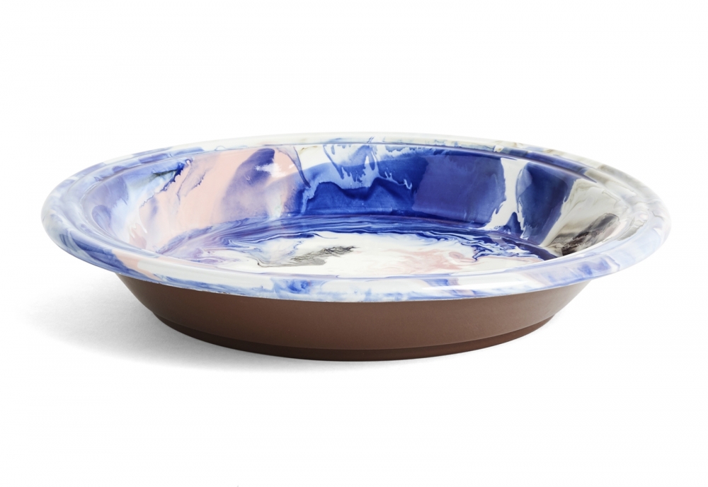 HAY Swirl Bowl (Multi Blue)