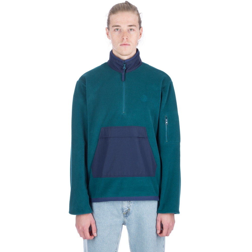 Polar Skate Co. Gonzalez Fleece Jacket (Green/Navy)