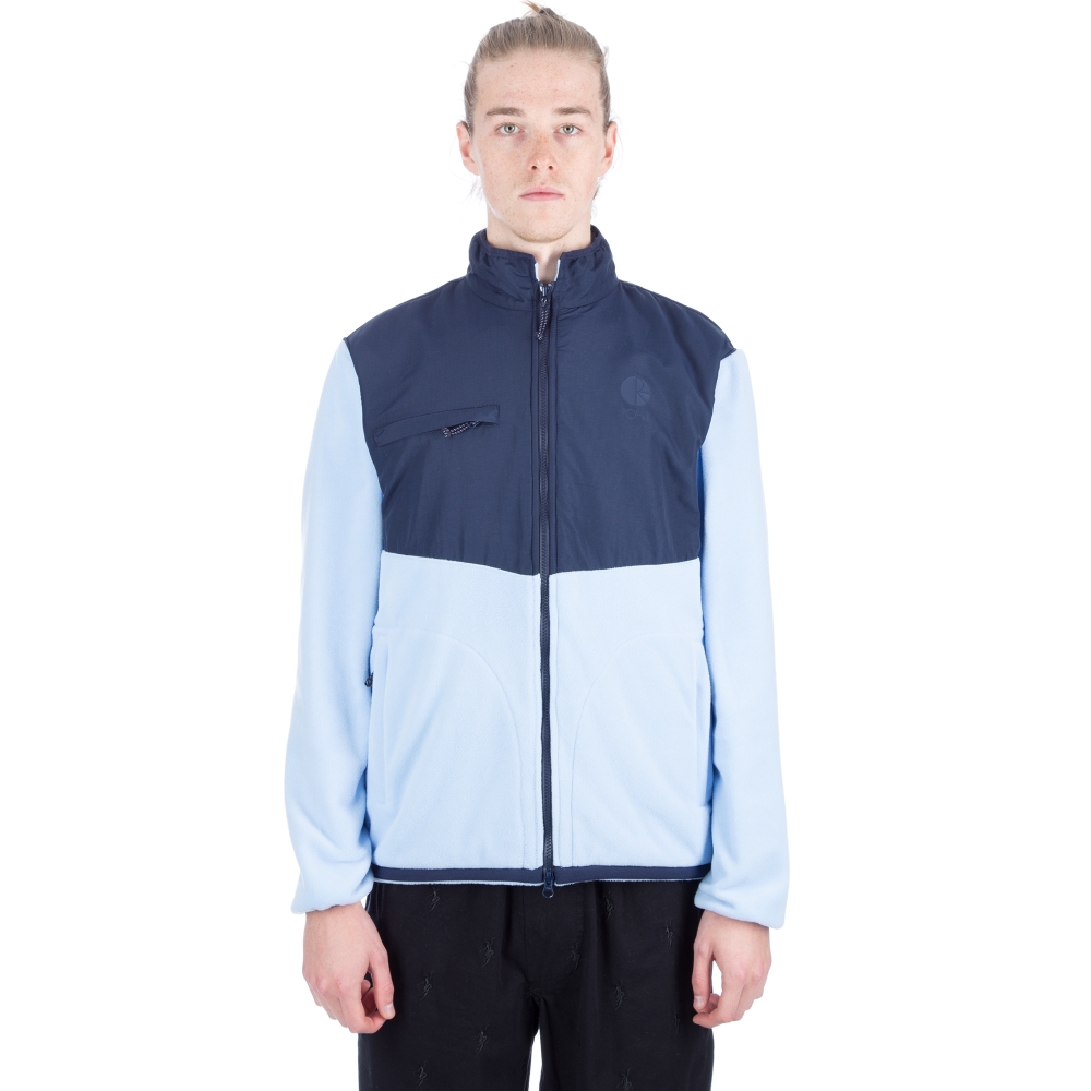 Polar Skate Co. Halberg Fleece Jacket (Navy/Powder Blue)