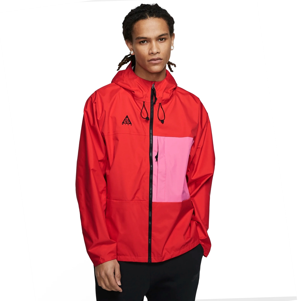 Nike ACG 2.5L Packable Jacket (Habanero Red/Lotus Pink)