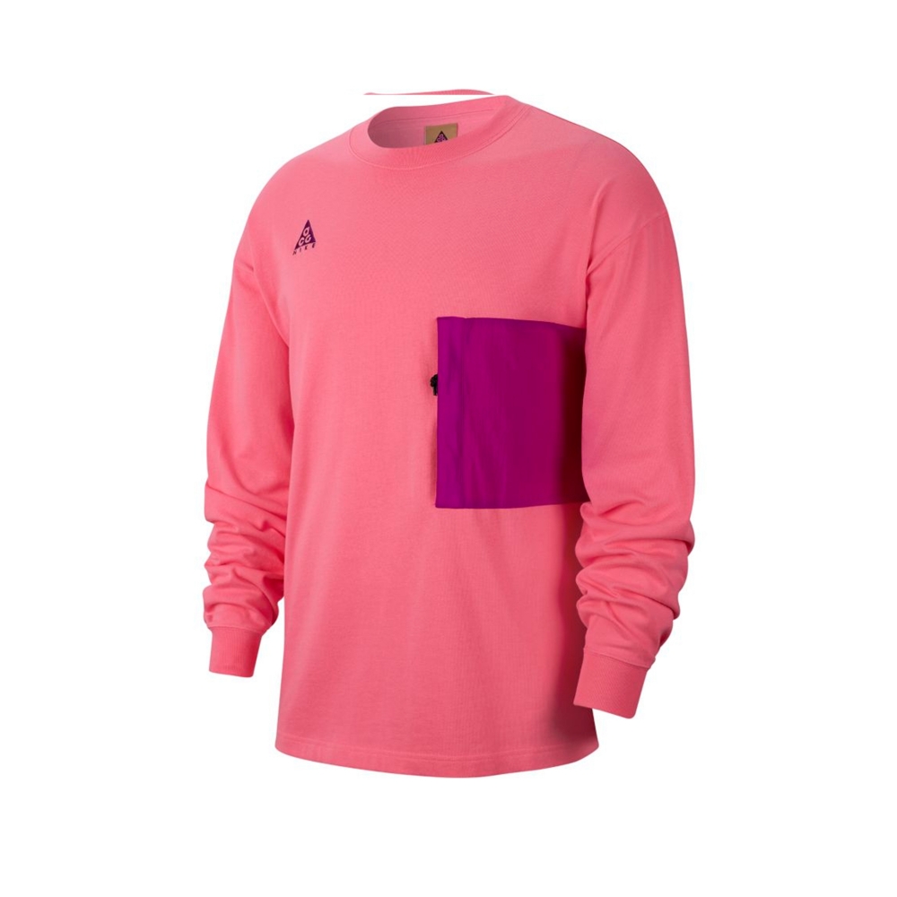 Nike ACG Heavyweight Long Sleeve T-Shirt (Lotus Pink/Vivid Pink)