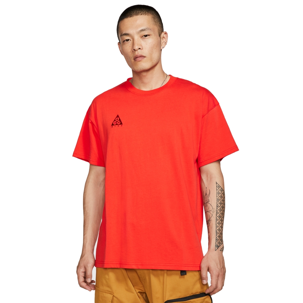 Nike ACG NRG Logo T-Shirt (Habanero Red/Noble Red)