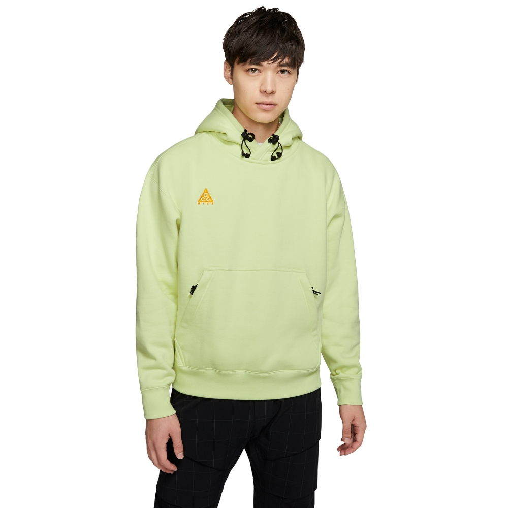 Nike ACG Pullover Hooded Sweatshirt (Luminous Green/University Gold)