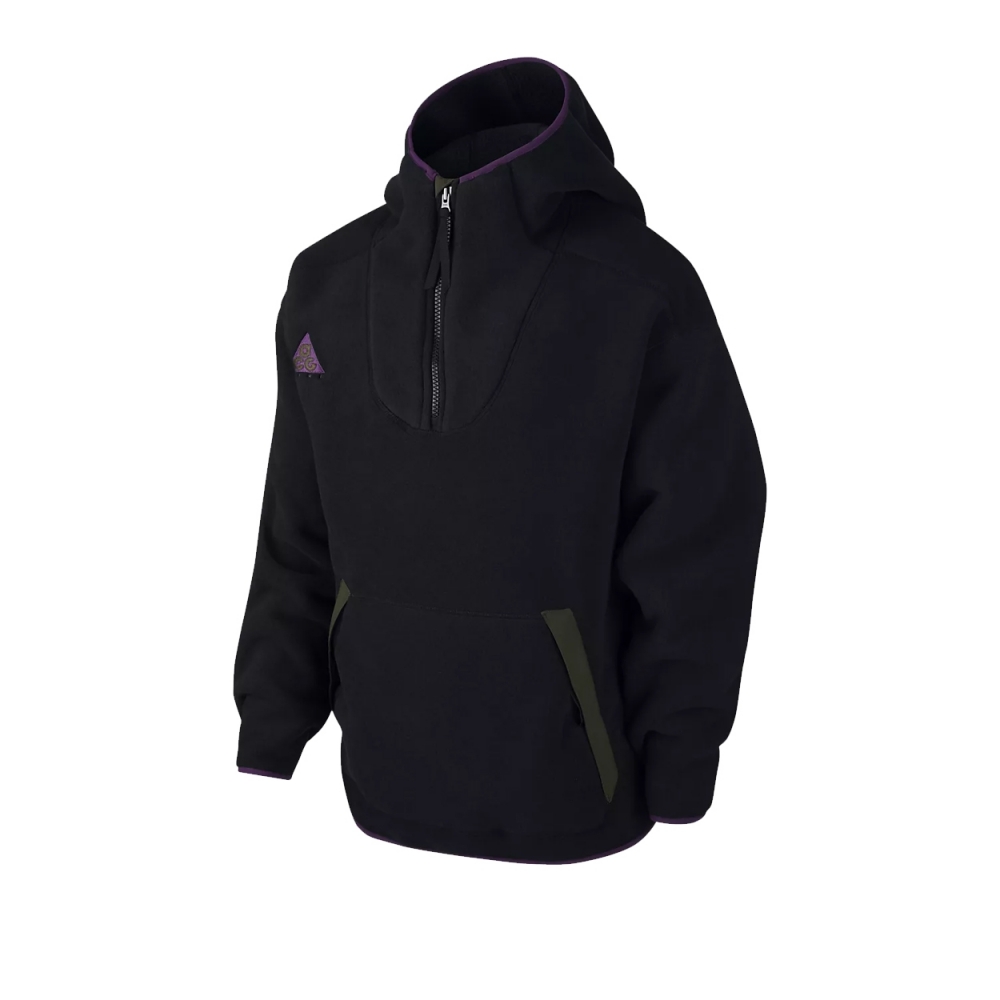 Nike ACG Sherpa Hooded Fleece (Black/Black)