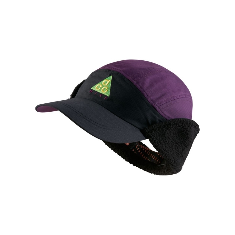 Nike ACG Tailwind Sherpa Cap (Black/Night Purple/Black)