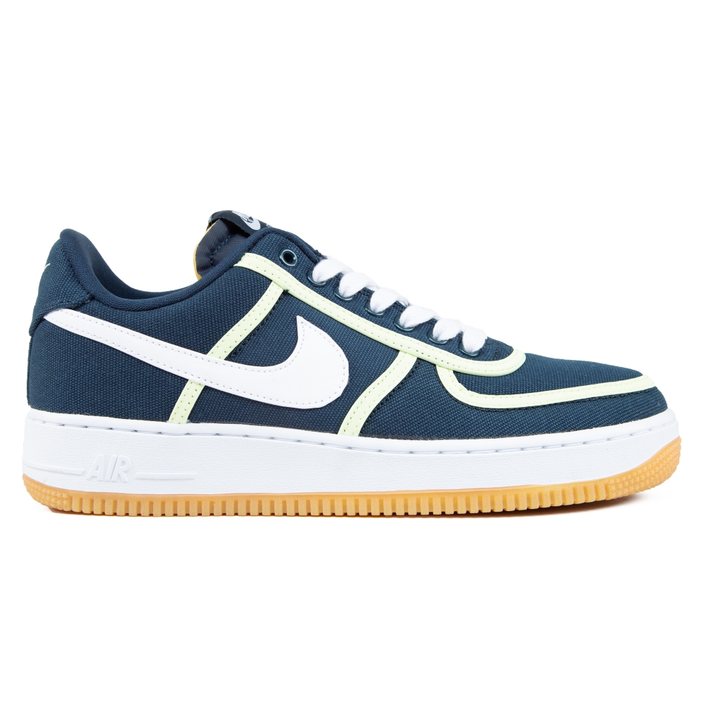 Nike Air Force 1 '07 Premium (Armory Navy/White-Barely Volt)