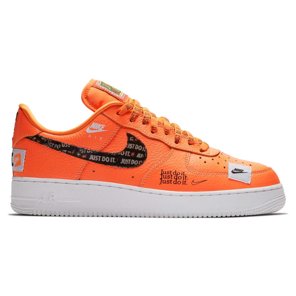 Nike Air Force 1 '07 Premium JDI 'Just Do It' (Total Orange/Total Orange-Black-White)