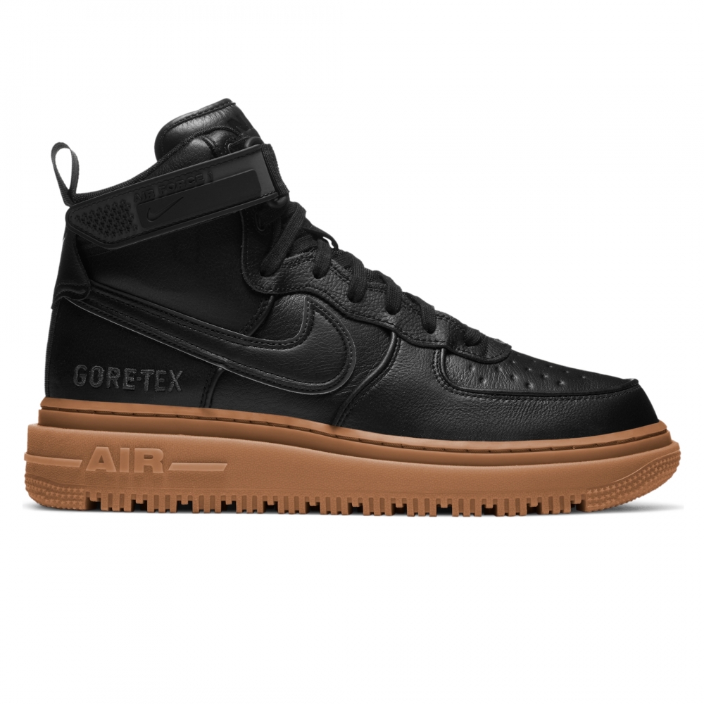 Nike Air Force 1 GORE-TEX Boot (Black/Black-Anthracite-Gum Medium Brown)