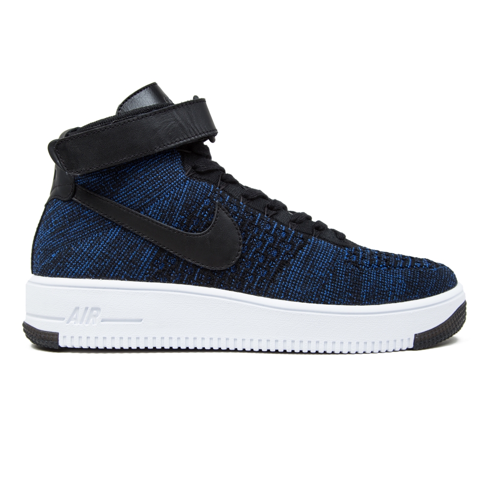 Nike Air Force 1 Ultra Flyknit Mid (Game Royal/Black-White)