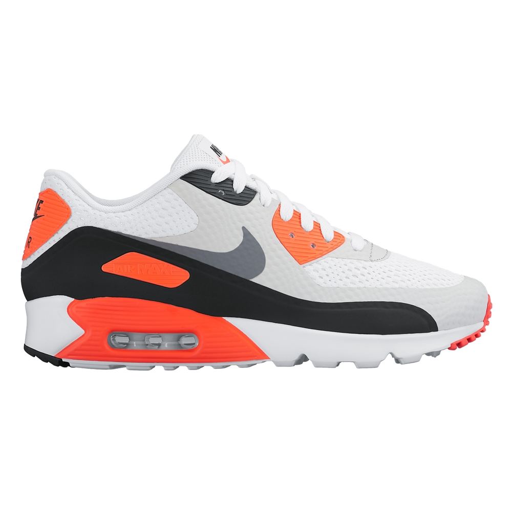 Nike Air Max 90 Ultra Essential 'Infrared' (White/Cool Grey-Infrared-Black)