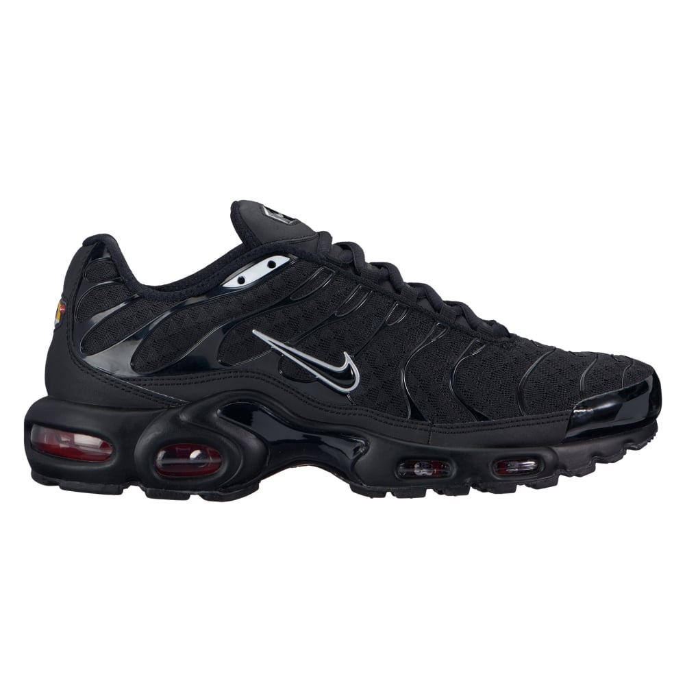 Nike Air Max Plus (Black/Black-Metallic Silver)