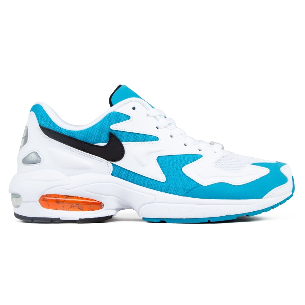 nike air max blue white orange