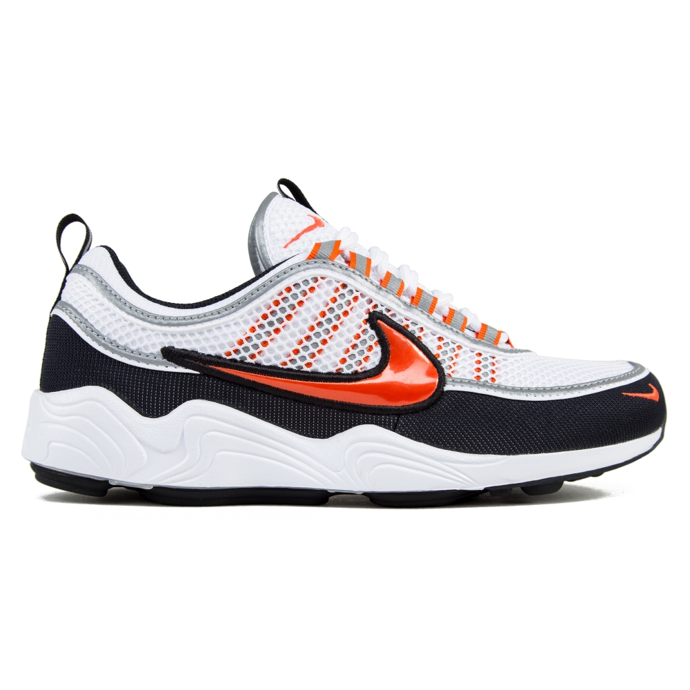 Nike Air Zoom Spiridon '16 (White/Team Orange-Black-Metallic Silver)