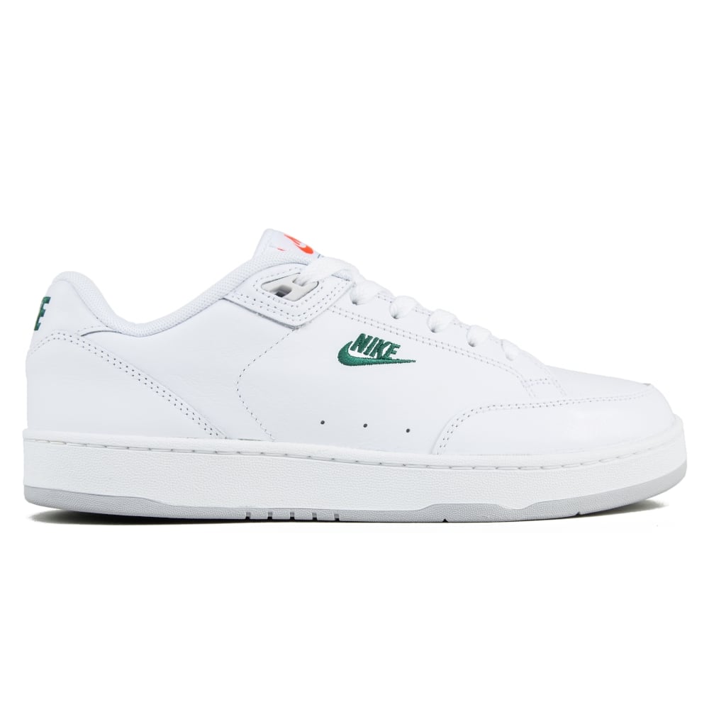 Nike Grandstand II Premium (White/Dark Cypress-Dark Cypress)