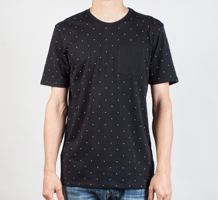 Nike SB Allover Micro Dot Print Pocket T-Shirt (Black/White)