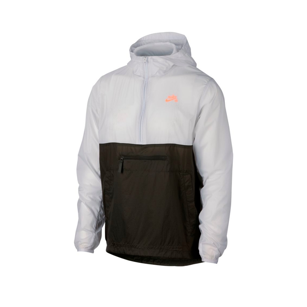 Nike SB Anorak Jacket (Vast Grey/Sequoia/Orange Pulse)