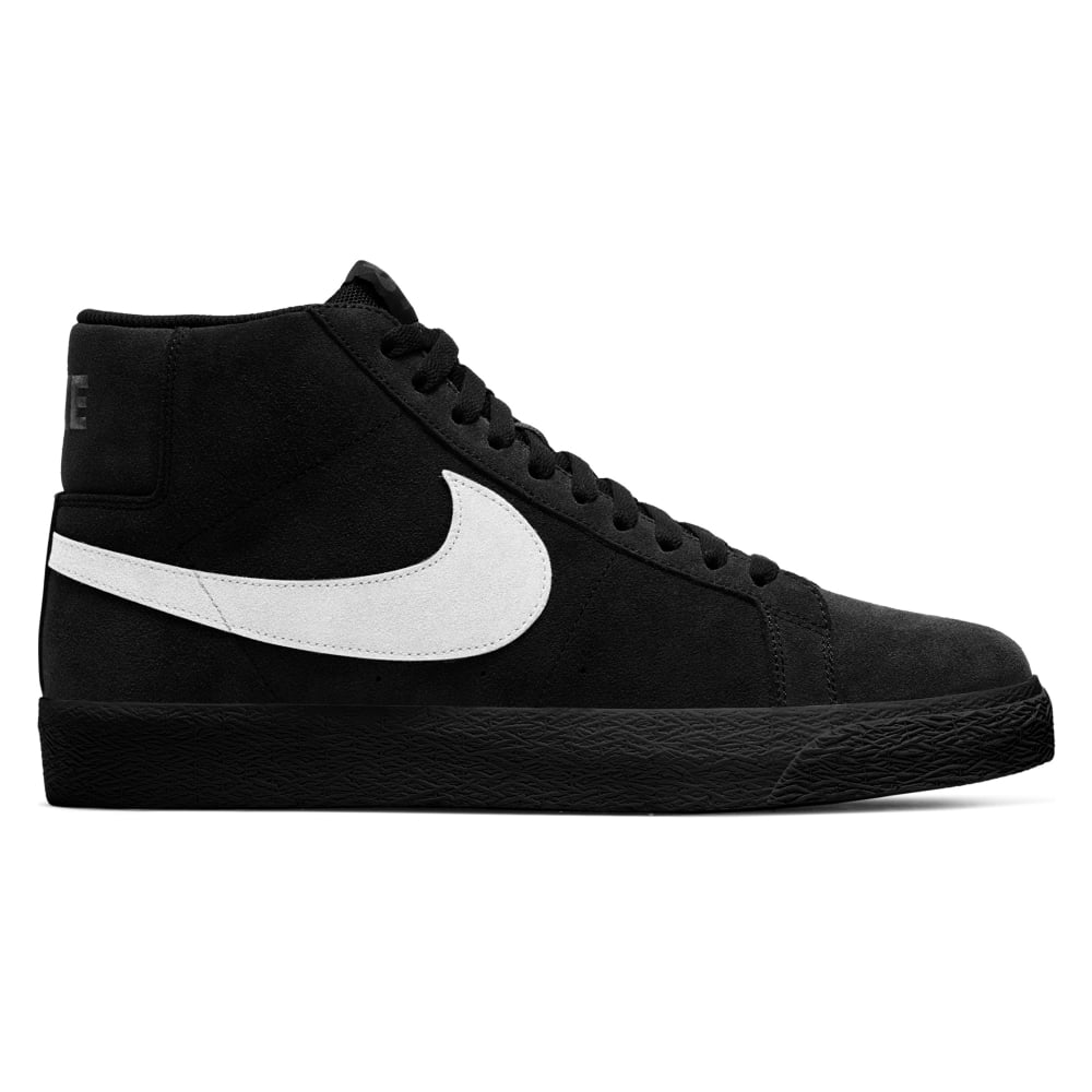 Nike SB Blazer Zoom Mid (Black/White-Black-Black)