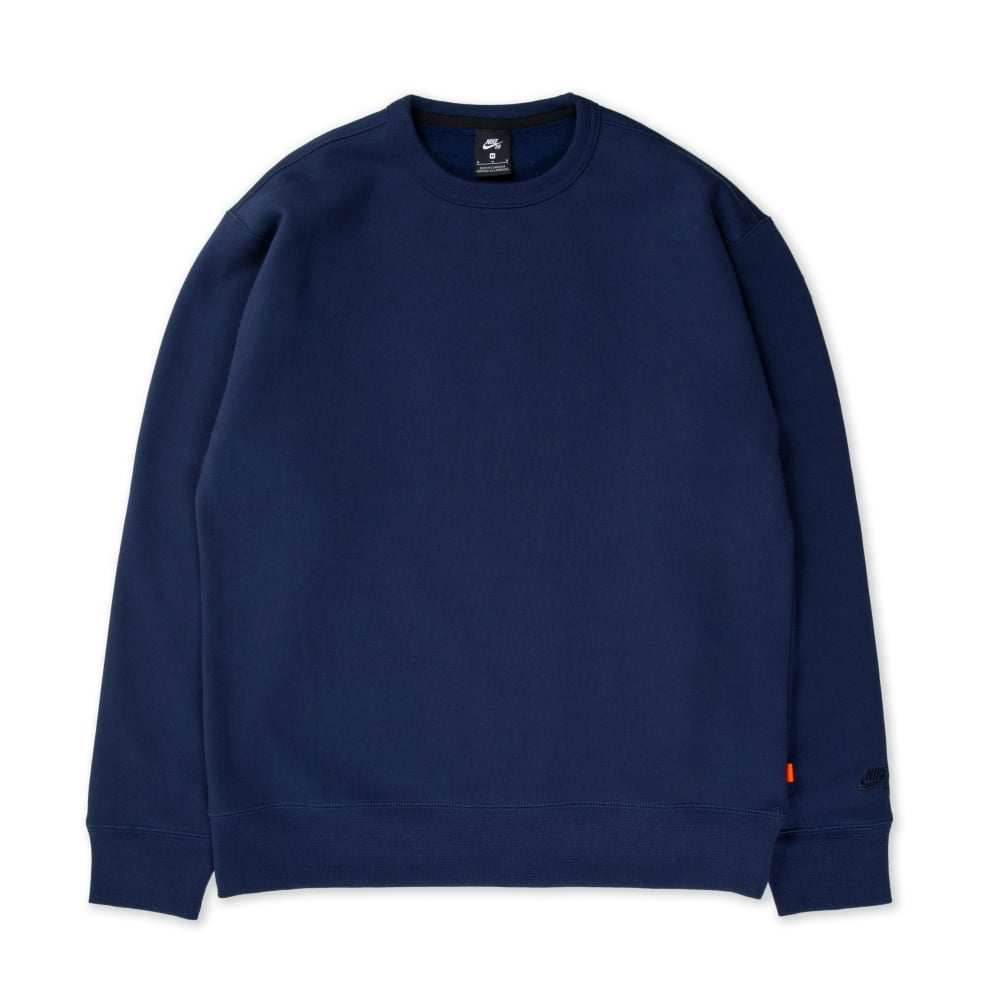 Nike SB Crew Neck Sweatshirt ISO 'Orange Label Collection' (Midnight Navy/Dark Obsidian)