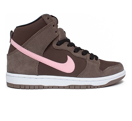 Nike SB Dunk High Pro (Smoke/Ion Pink-Baroque Brown)