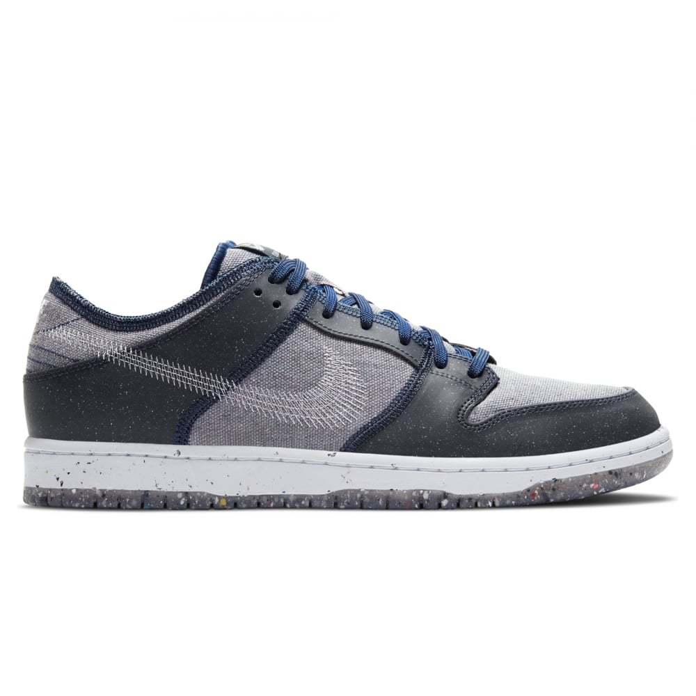 Nike SB Dunk Low Pro E 'Crater' (Dark Grey/White-Dark Grey-Electric Green)