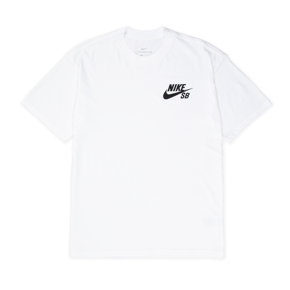 Nike SB Logo T-Shirt (White/Black) - DC7817-100 - Consortium