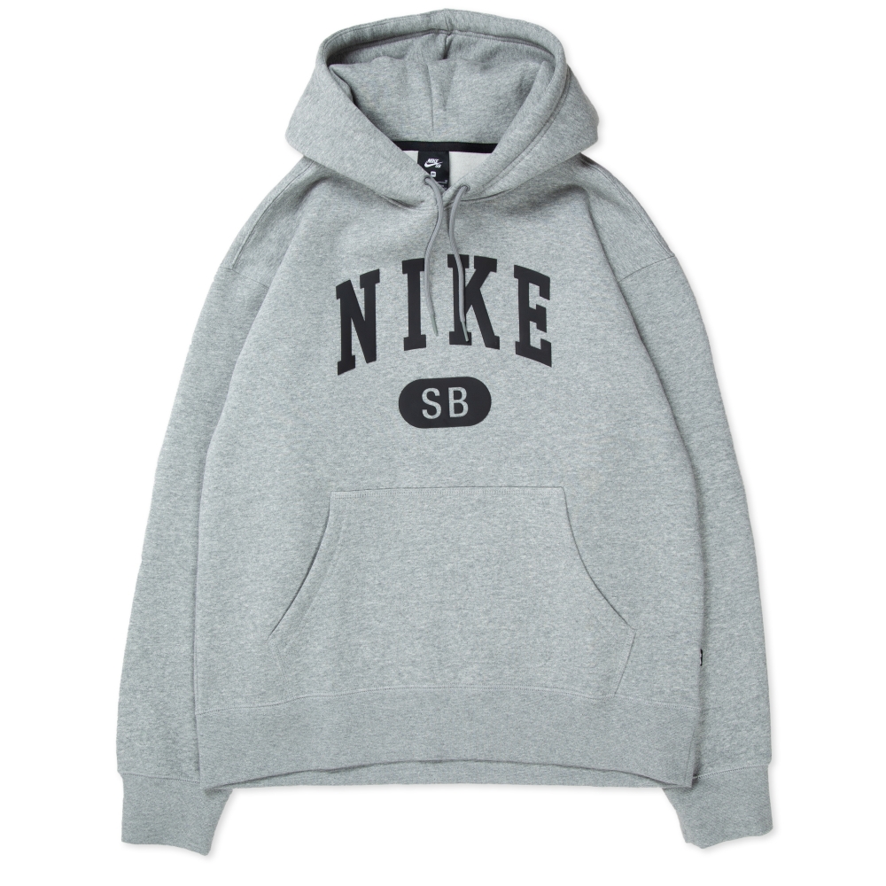 Nike SB March Radness Pullover Hooded Sweatshirt (Dark Grey Heather/Black)
