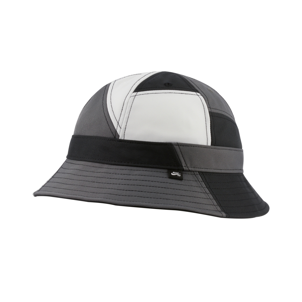 Nike SB Mosaic Skate Bucket Hat (Black/White/Dark Grey)