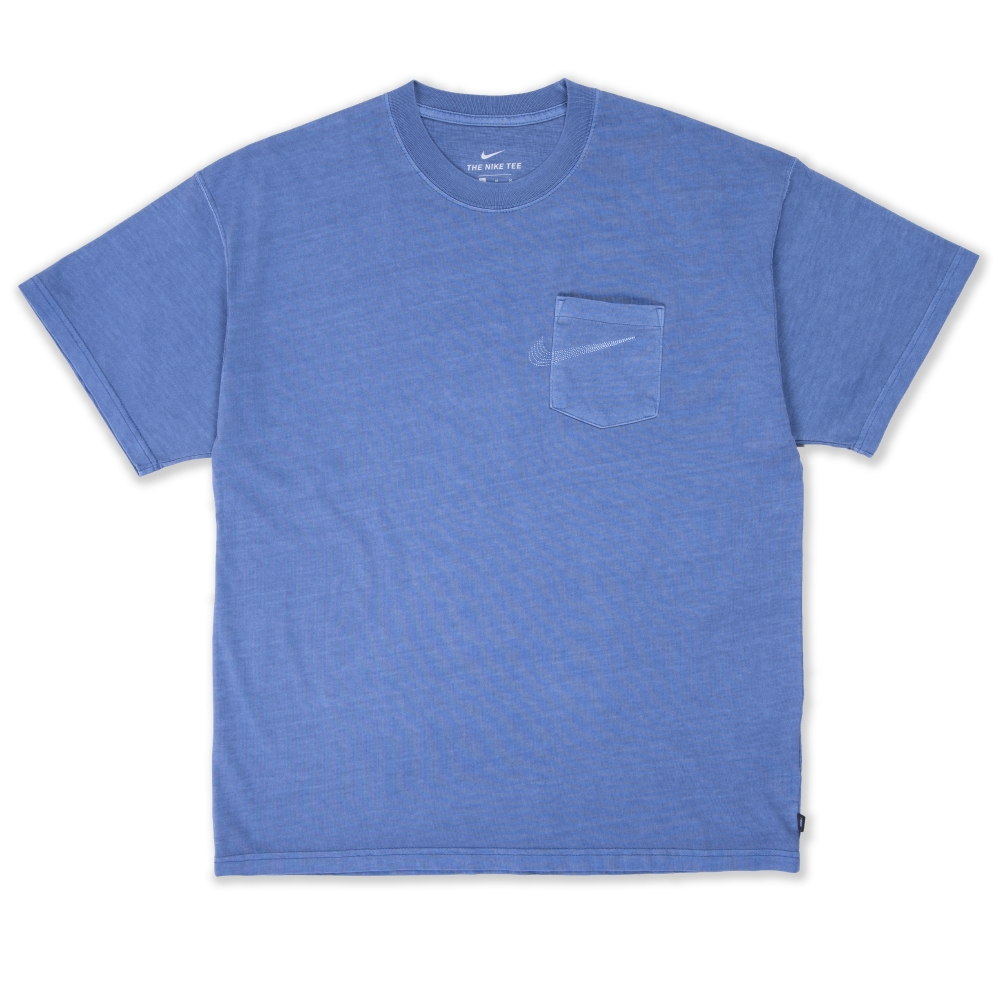 Nike SB Overdye Pocket T-Shirt 'Sashiko Pack' (Midnight Navy/Birch Heather/White)