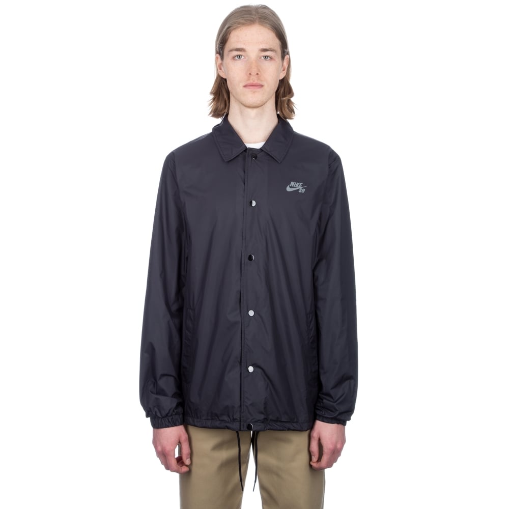 Nike SB Shield Coach Jacket Black Cool Grey Consortium
