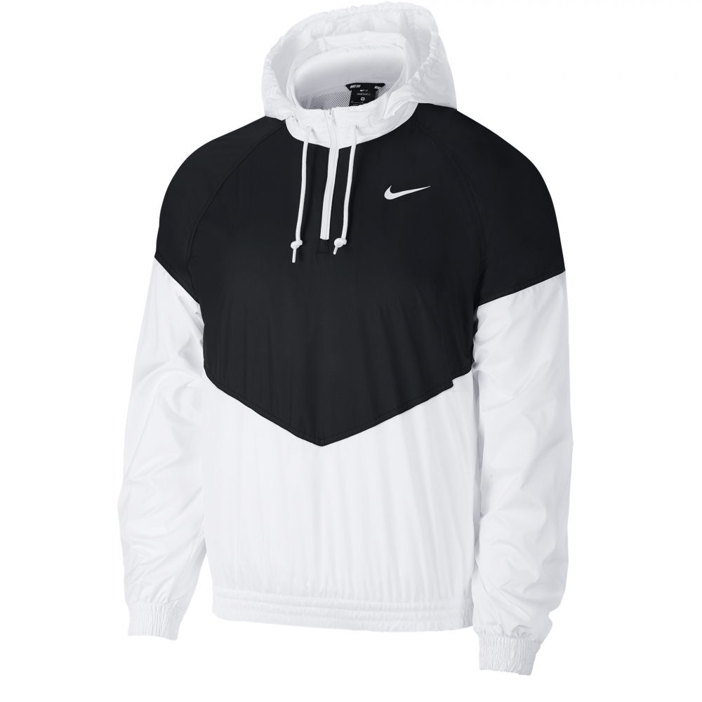 Nike SB Shield Hooded Jacket (Black/White/White)