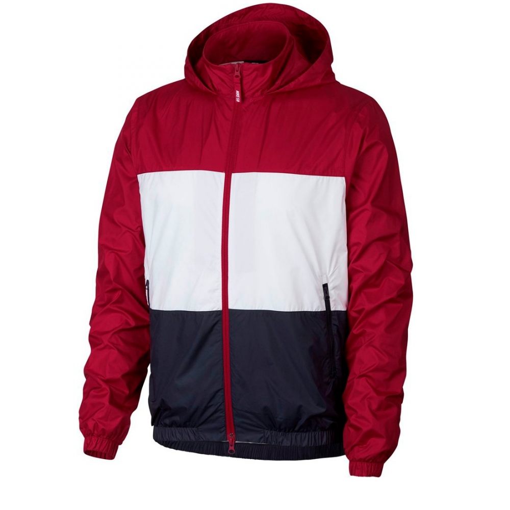 Nike SB Shield Hooded Jacket (Red Crush/White/Obsidian)